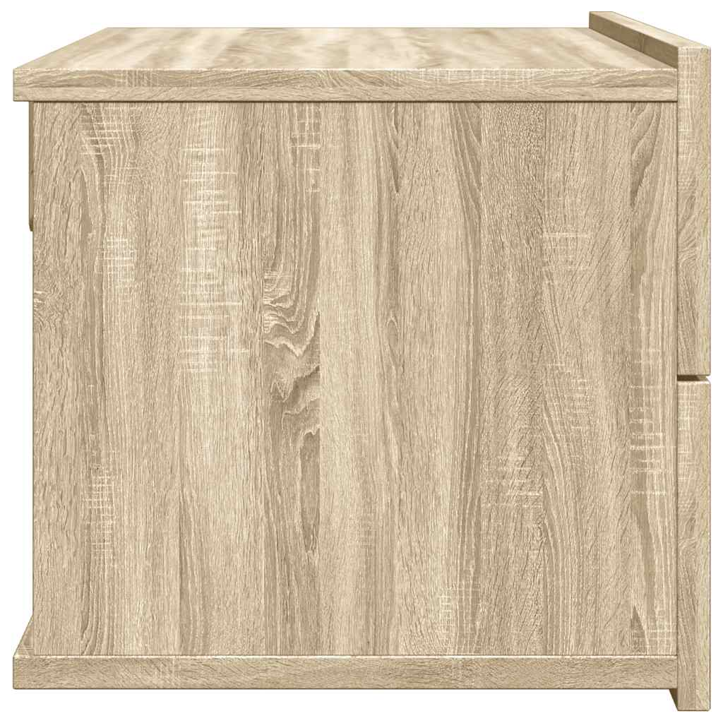 Bedside Cabinet | Sonoma oak | Engineered wood | Compact