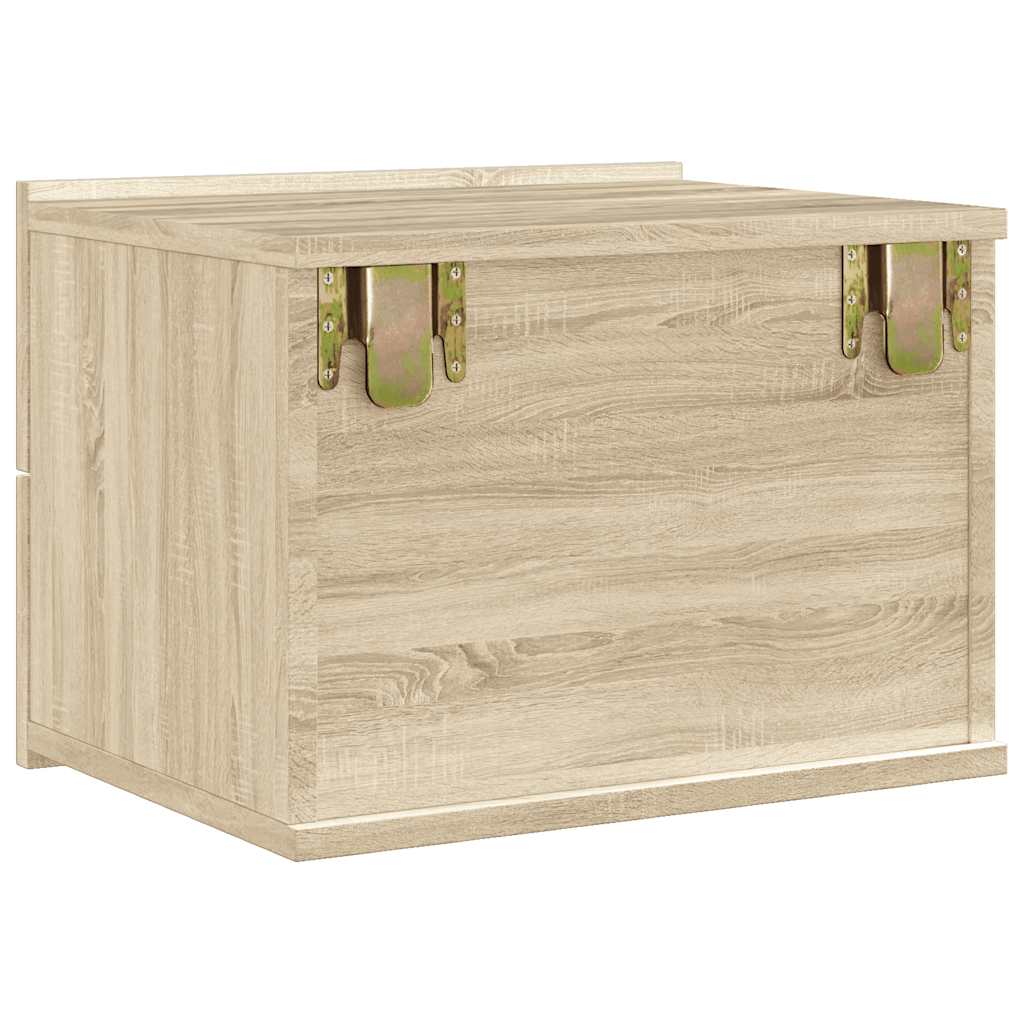 801059 vidaXL Bedside Cabinet Sonoma Oak 40x30x30 cm Engineered Wood