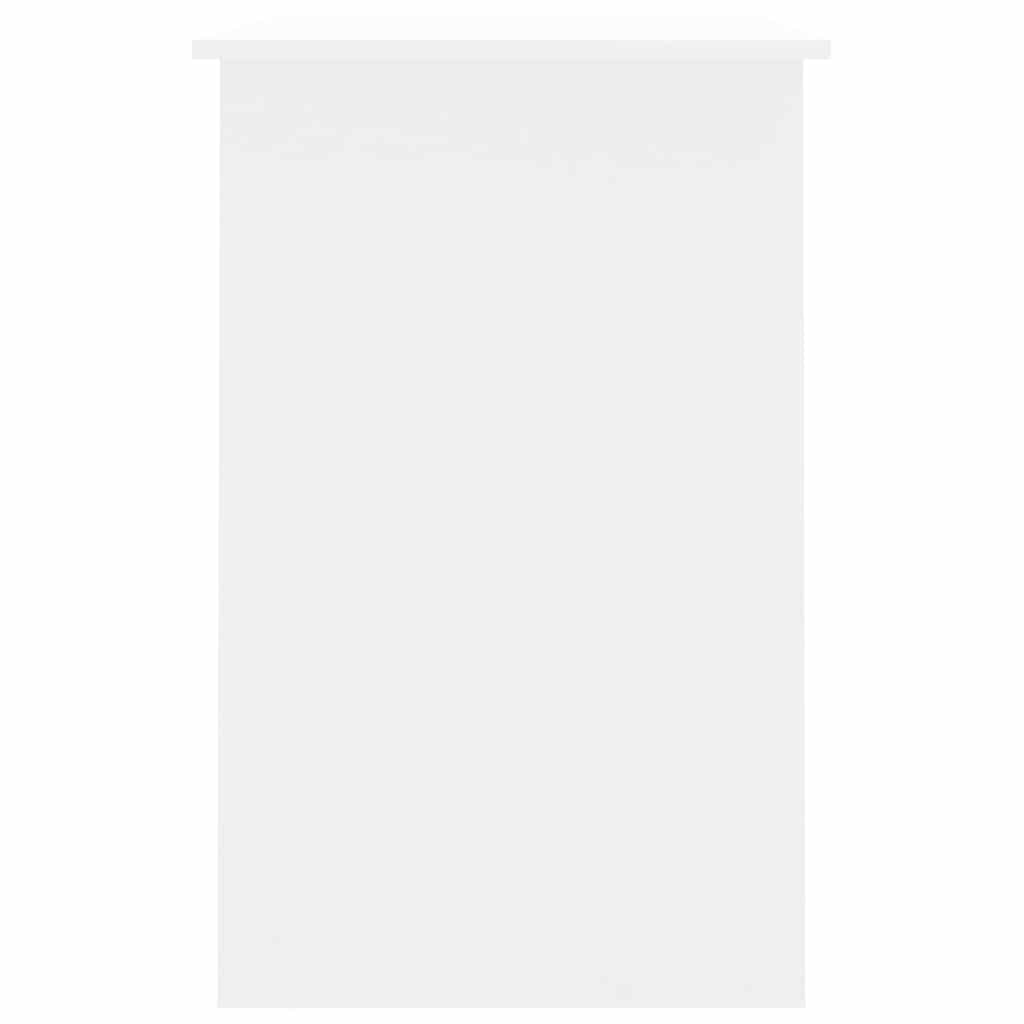 801080 vidaXL Desk White 100x50x76 cm Engineered Wood