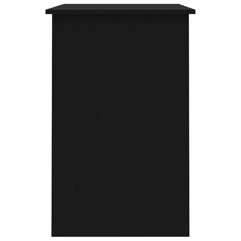 801081 vidaXL Desk Black 100x50x76 cm Engineered Wood