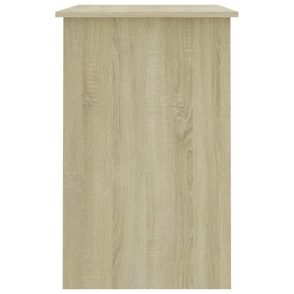801083 vidaXL Desk Sonoma Oak 100x50x76 cm Engineered Wood