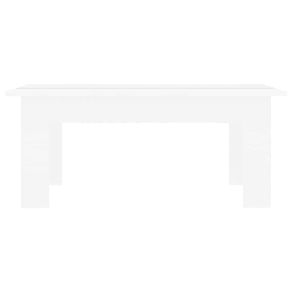 801179 vidaXL Coffee Table White 100x60x42 cm Engineered Wood