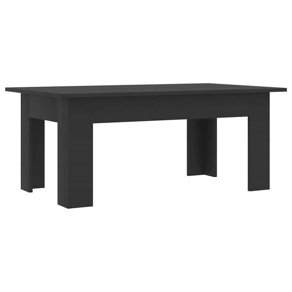 801180 vidaXL Coffee Table Black 100x60x42 cm Engineered Wood