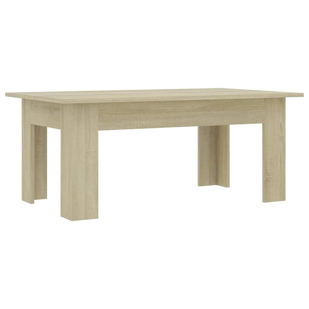 801182 vidaXL Coffee Table Sonoma Oak 100x60x42 cm Engineered Wood