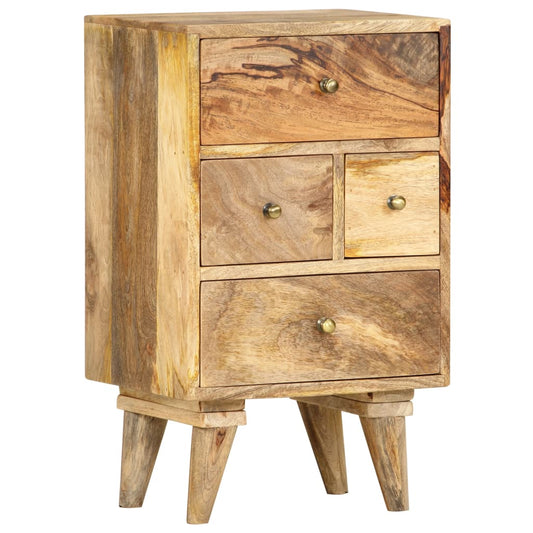 Bedside Cabinet | Brown | Solid Mango Wood | Medium | Bedside Cabinet