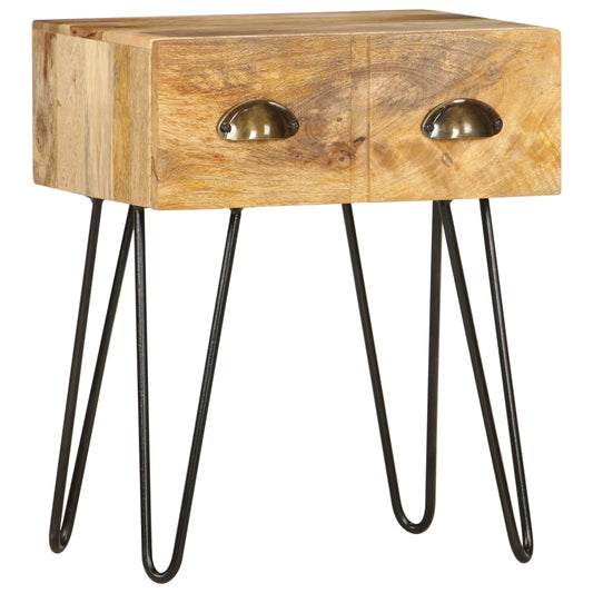Bedside Cabinet | Brown | Solid Mango Wood | 40x30x50 cm