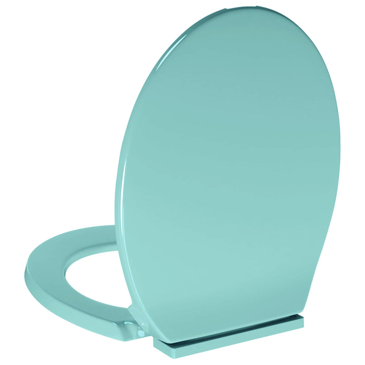 Soft-Close Toilet Seat Green Oval
