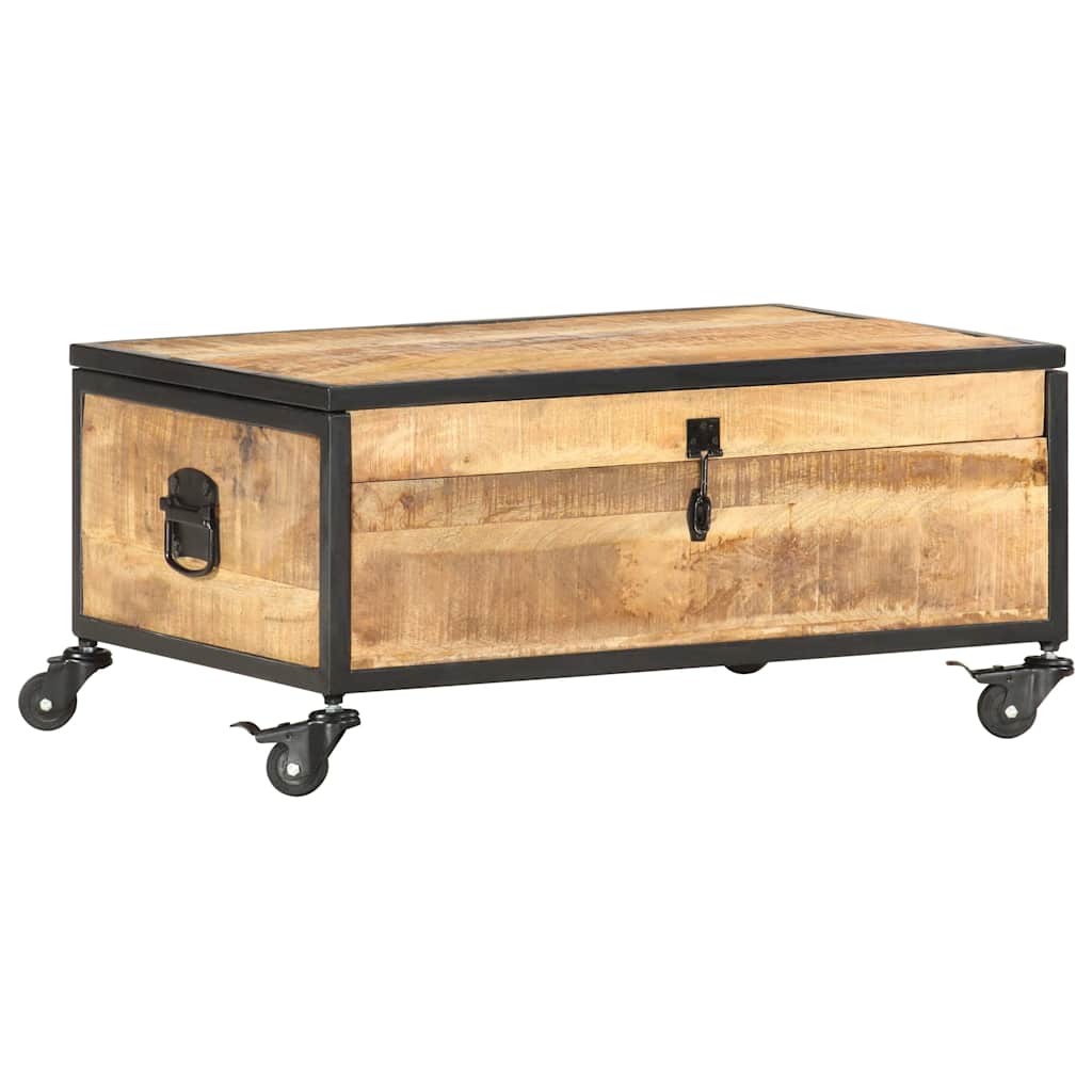 286378 vidaXL Coffee Table 70x50x33 cm Solid Mango Wood