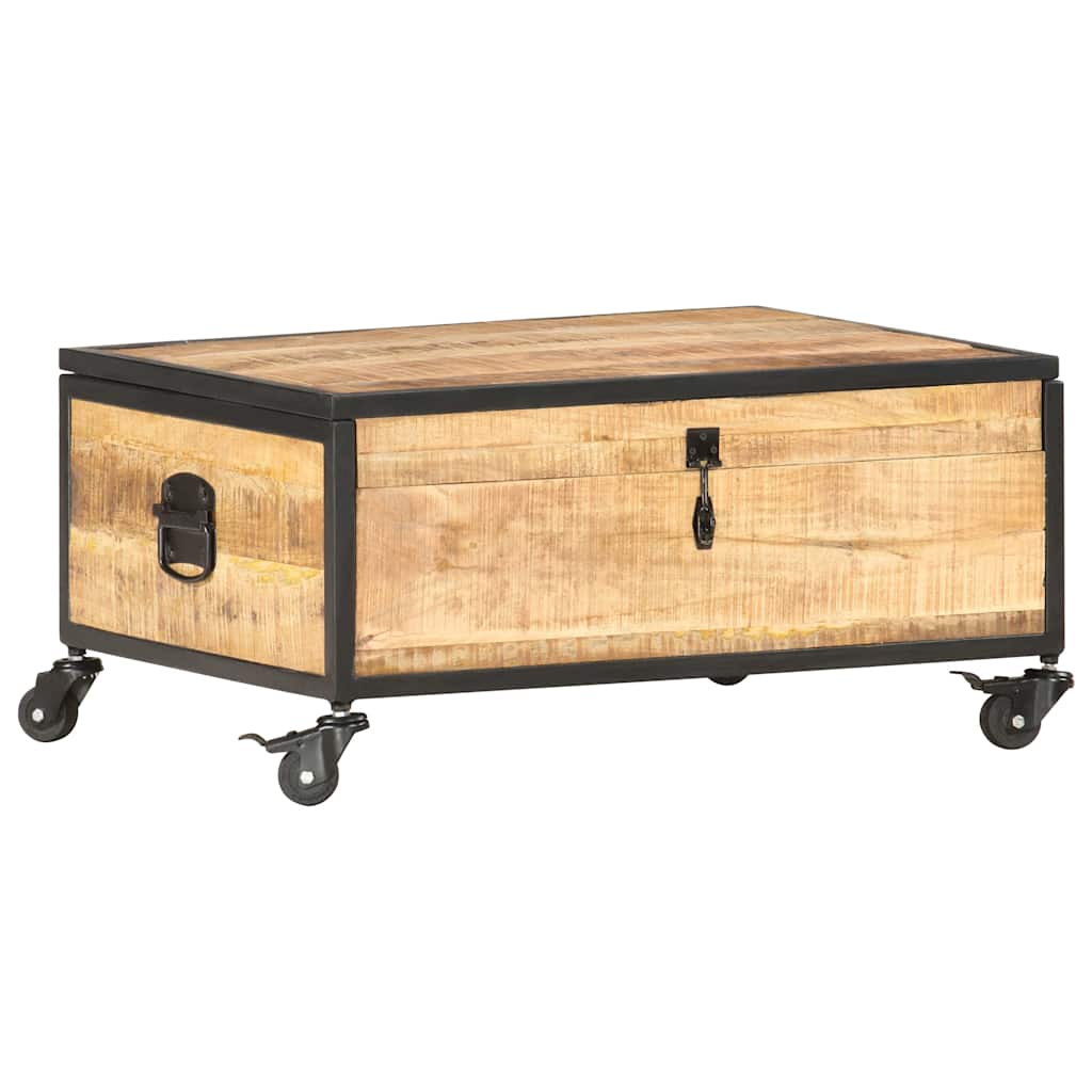 286378 vidaXL Coffee Table 70x50x33 cm Solid Mango Wood