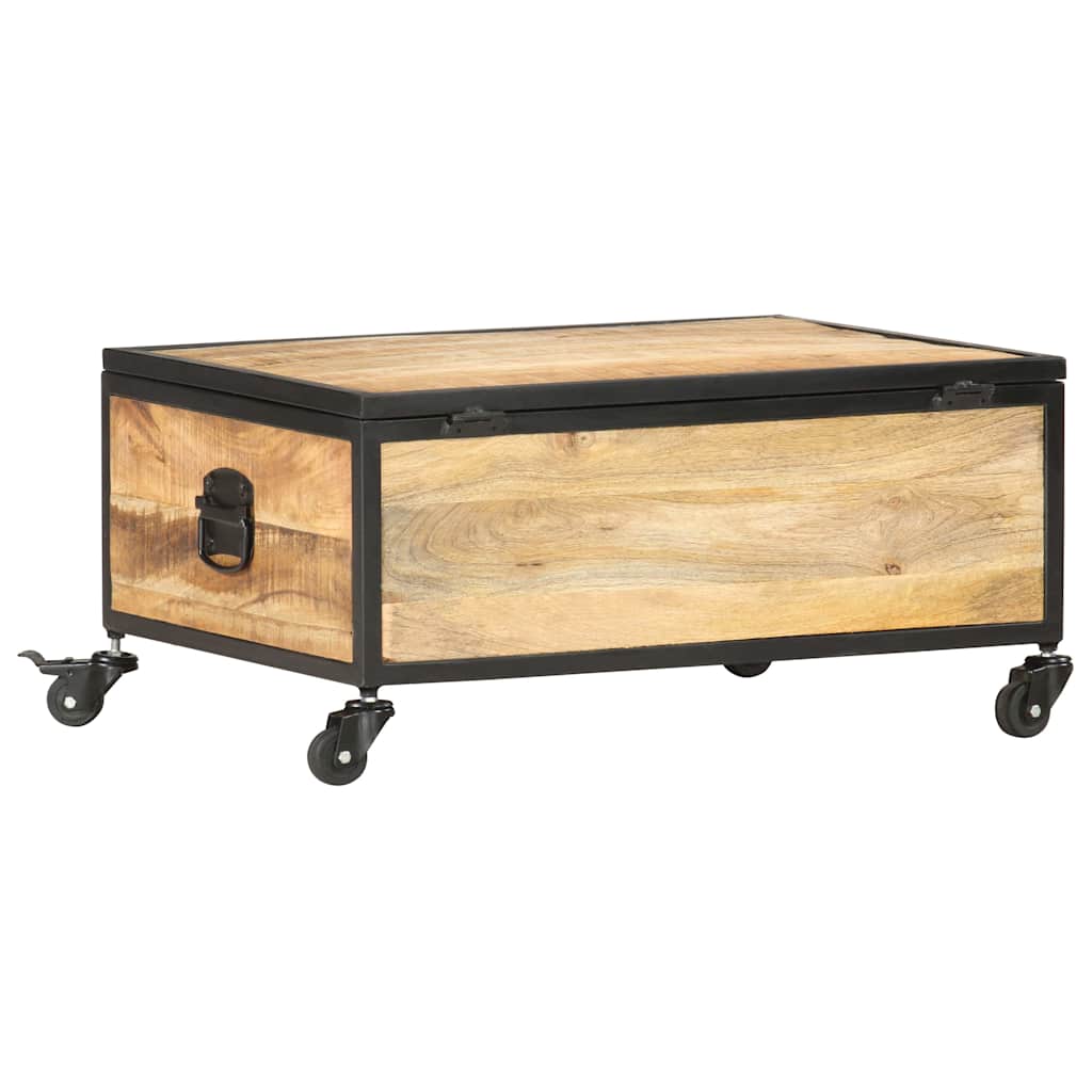 286378 vidaXL Coffee Table 70x50x33 cm Solid Mango Wood