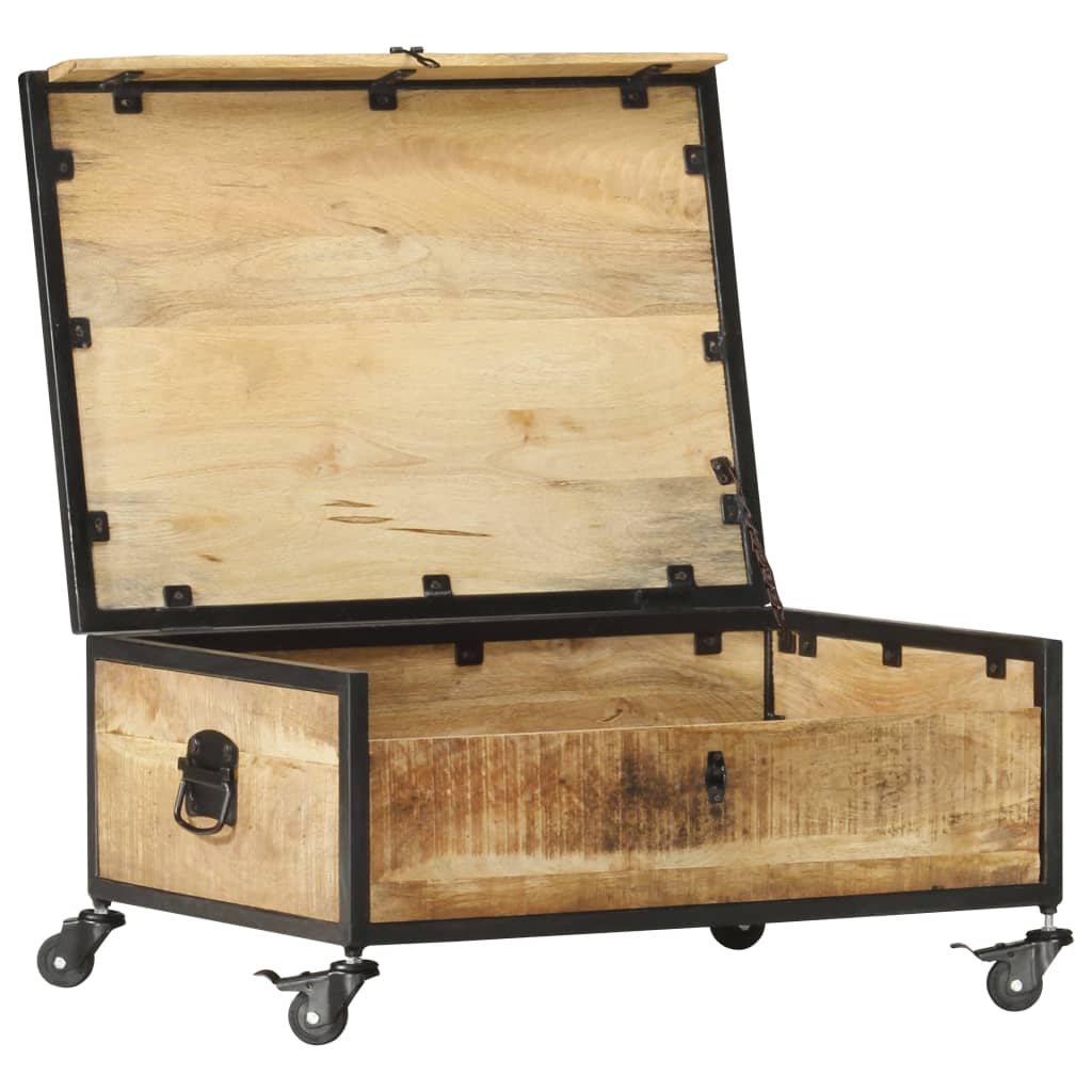 286378 vidaXL Coffee Table 70x50x33 cm Solid Mango Wood