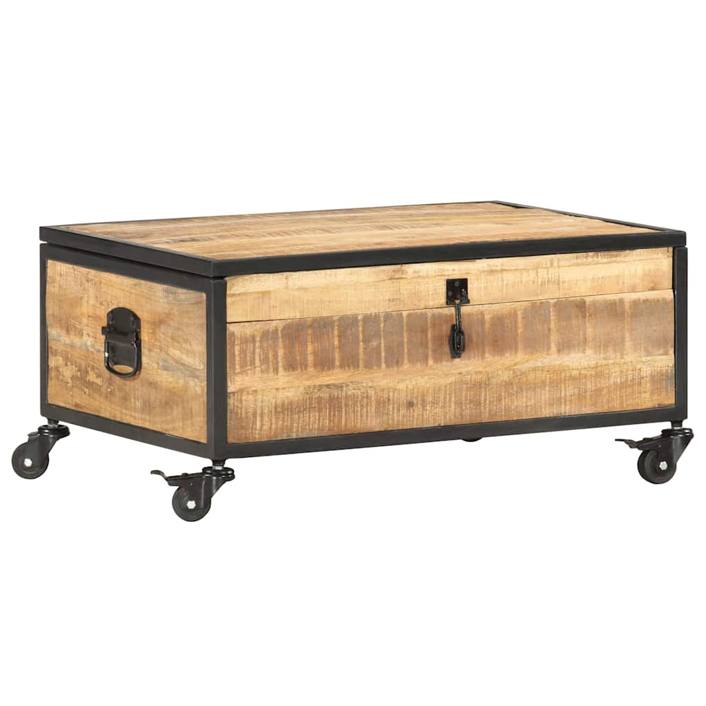 286378 vidaXL Coffee Table 70x50x33 cm Solid Mango Wood
