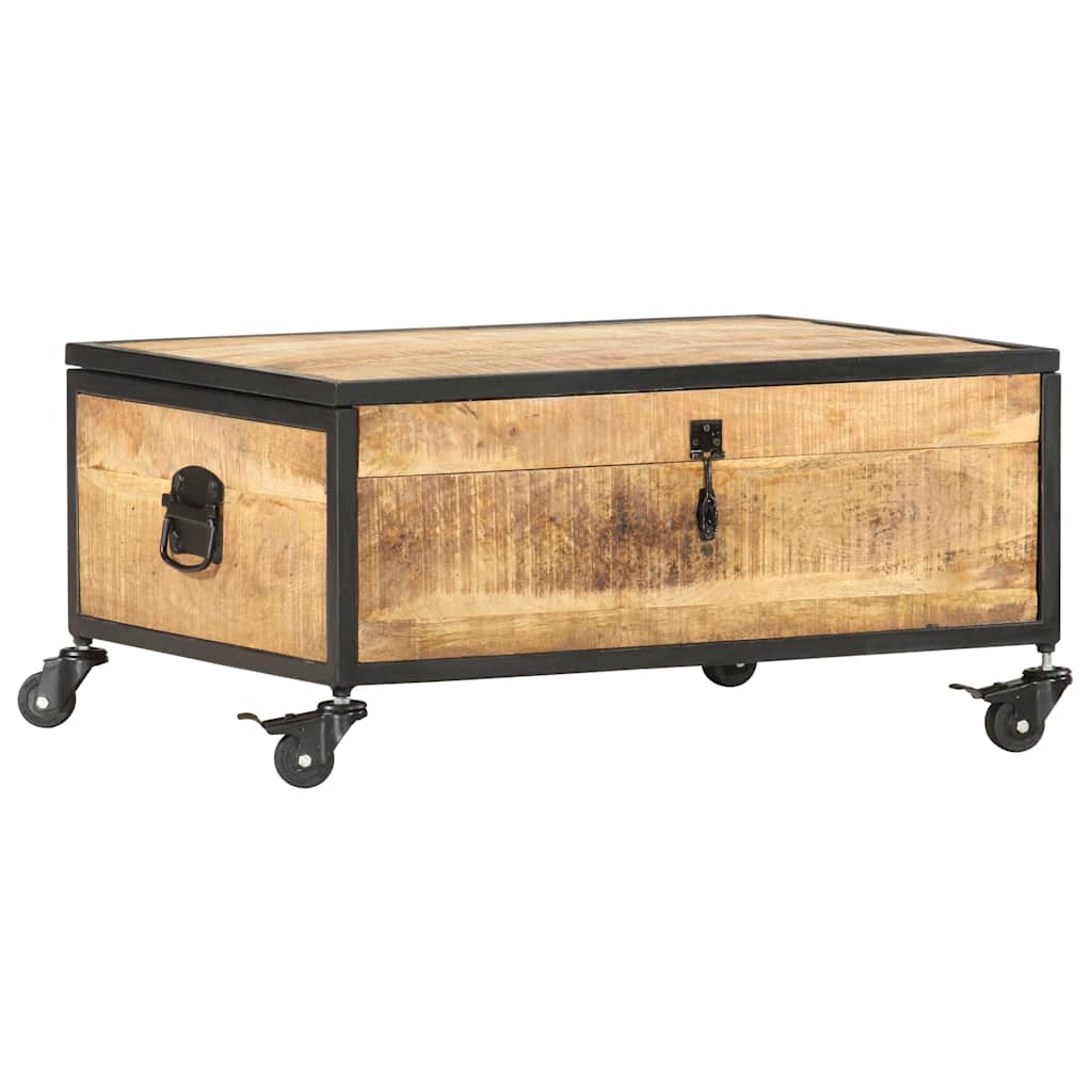 286378 vidaXL Coffee Table 70x50x33 cm Solid Mango Wood