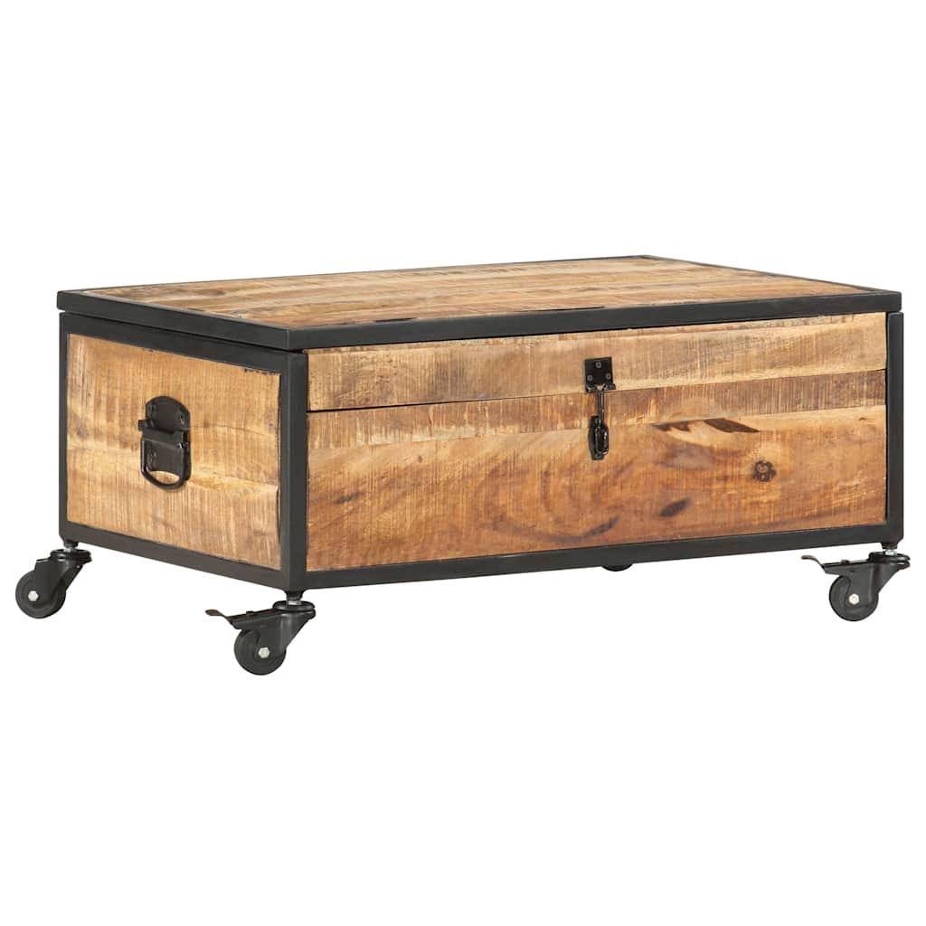 286378 vidaXL Coffee Table 70x50x33 cm Solid Mango Wood