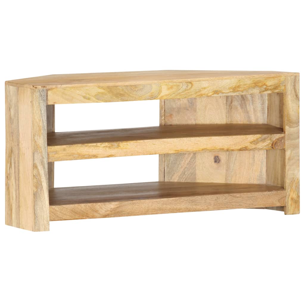 Corner TV Cabinet 90x45x45 cm Solid Mango Wood