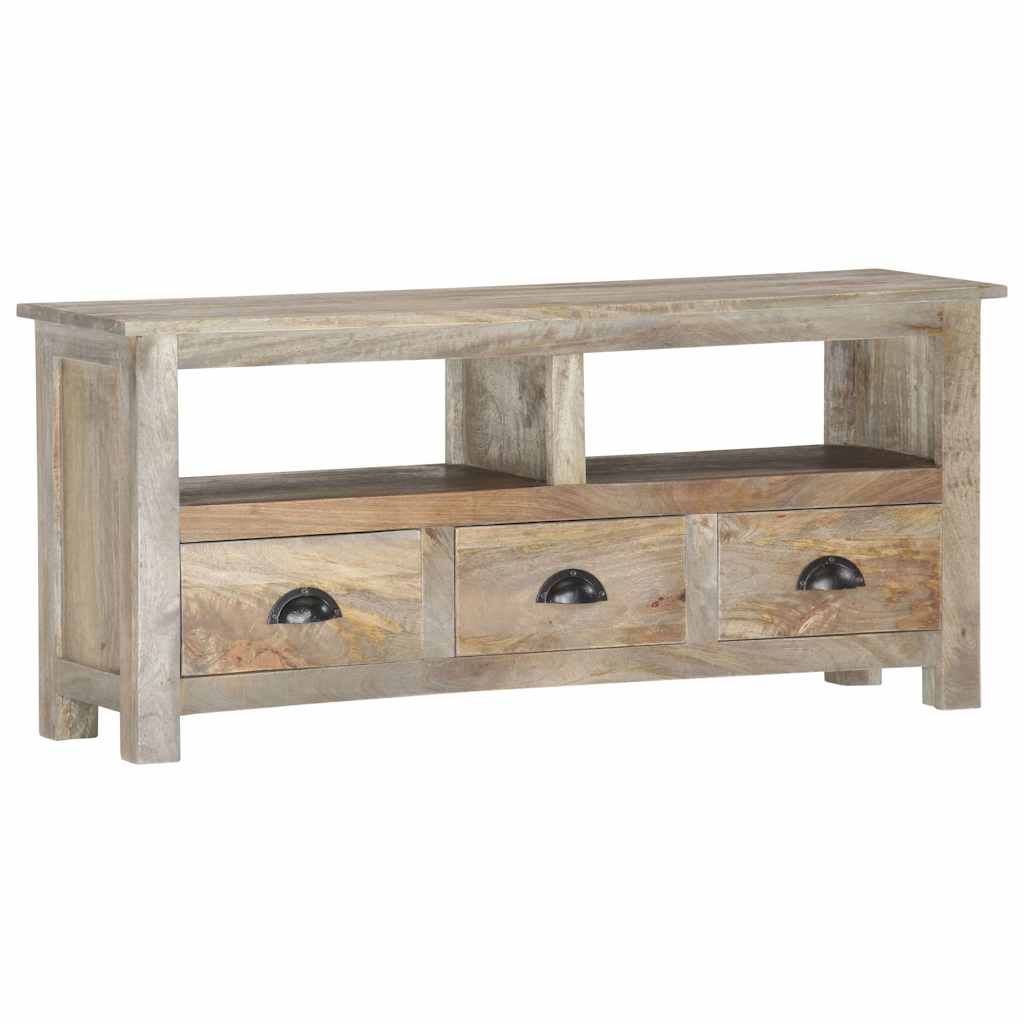 286384 vidaXL TV Cabinet 110x30x50 cm Solid Mango Wood
