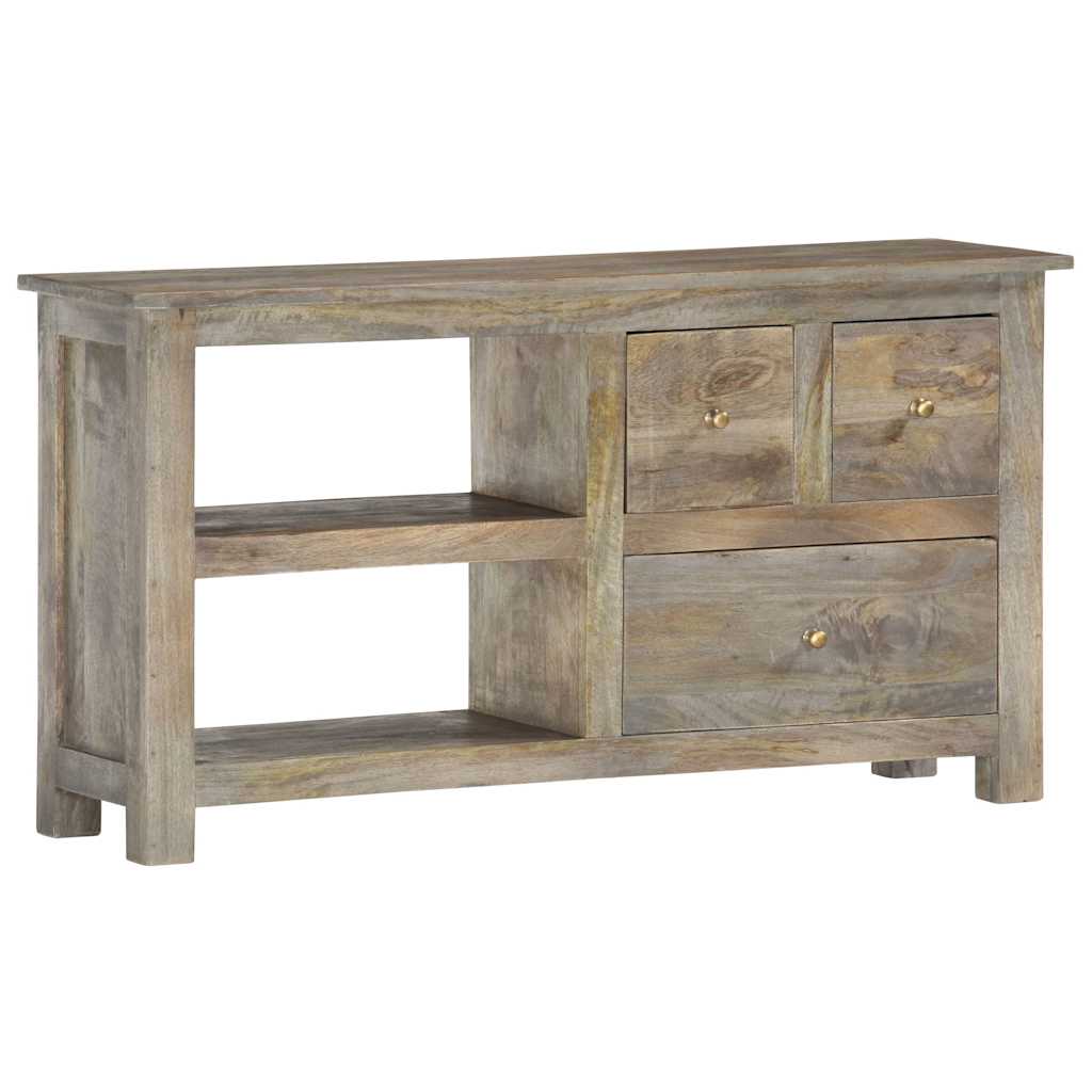 286385 vidaXL TV Cabinet 100x30x55 cm Solid Mango Wood
