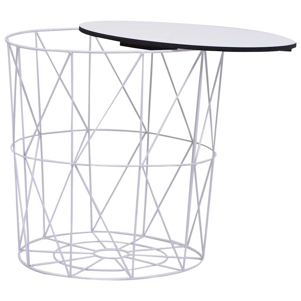 287644 vidaXL Coffee Table 3 pcs White