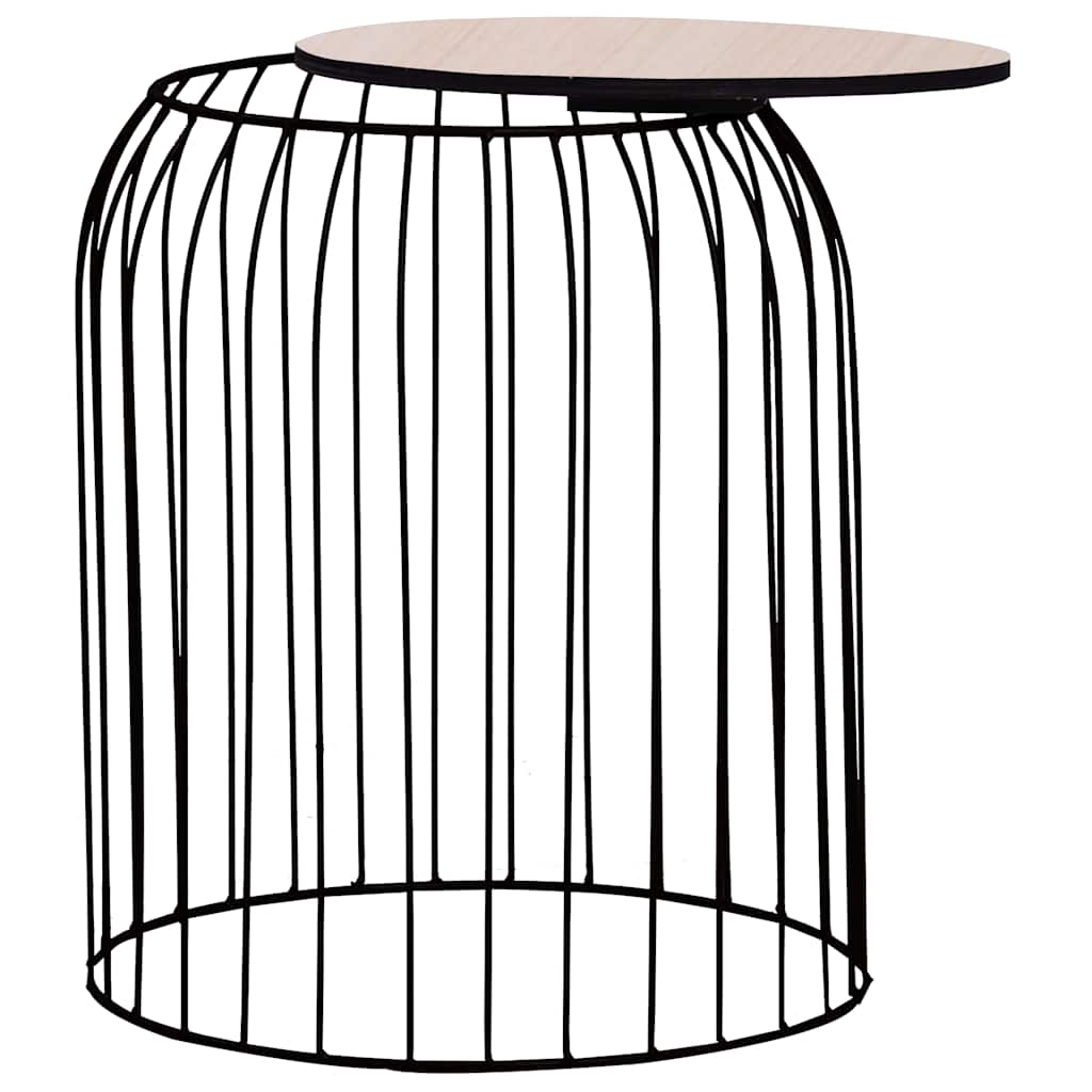 Coffee Table | Set of 3 | Black | Metal, MDF | Set of 3 | Stackable