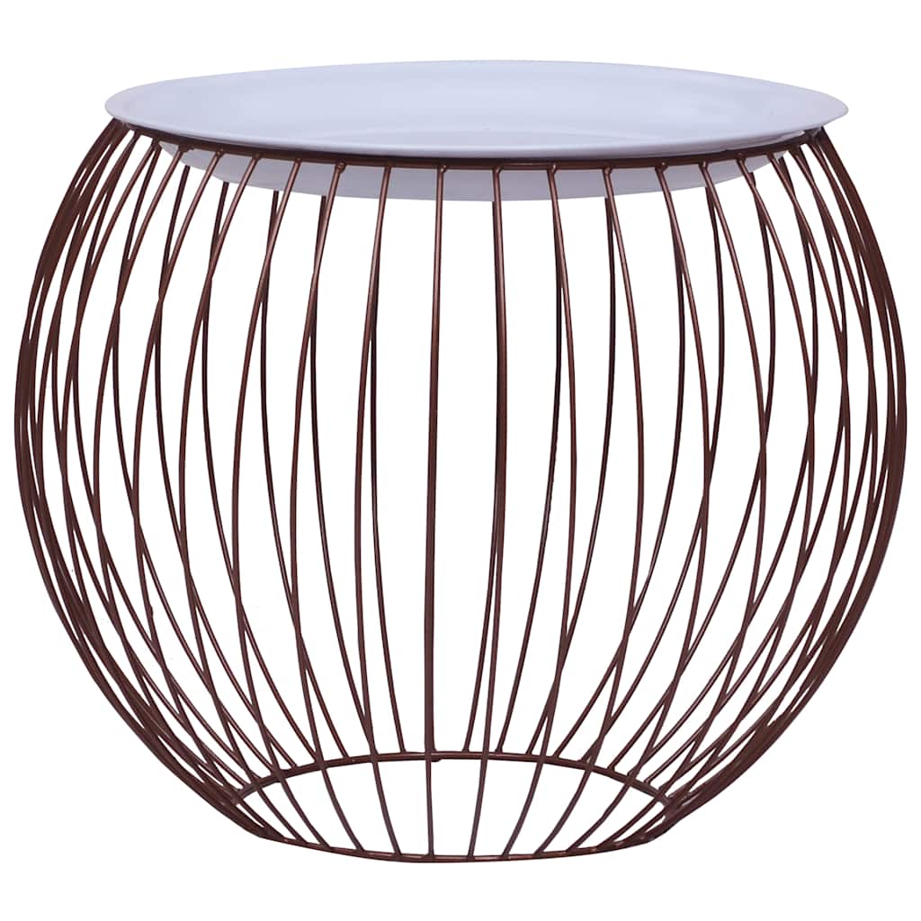 287659 vidaXL Coffee Table Gold Ø 51 cm