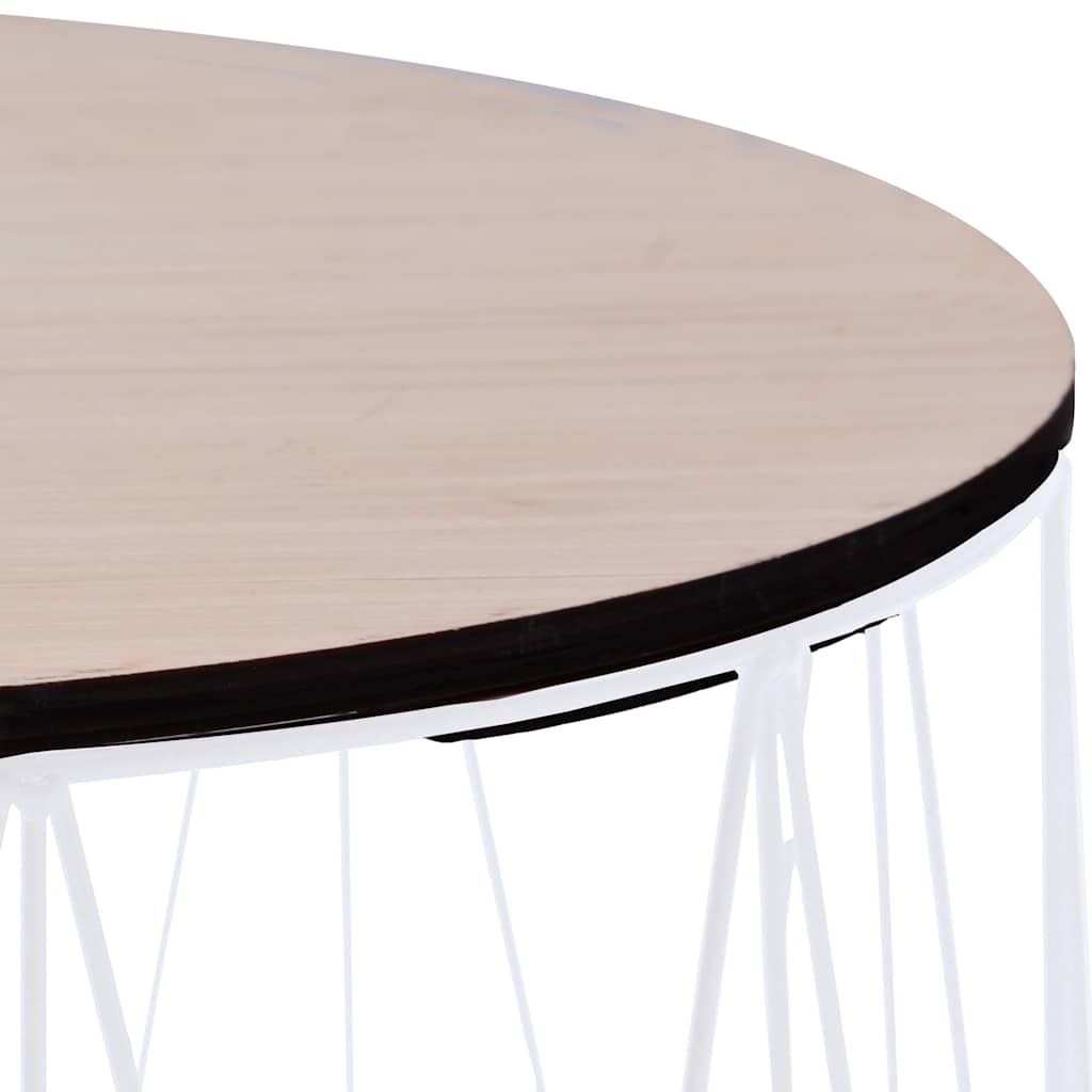 287662 vidaXL Coffee Table 2 pcs White