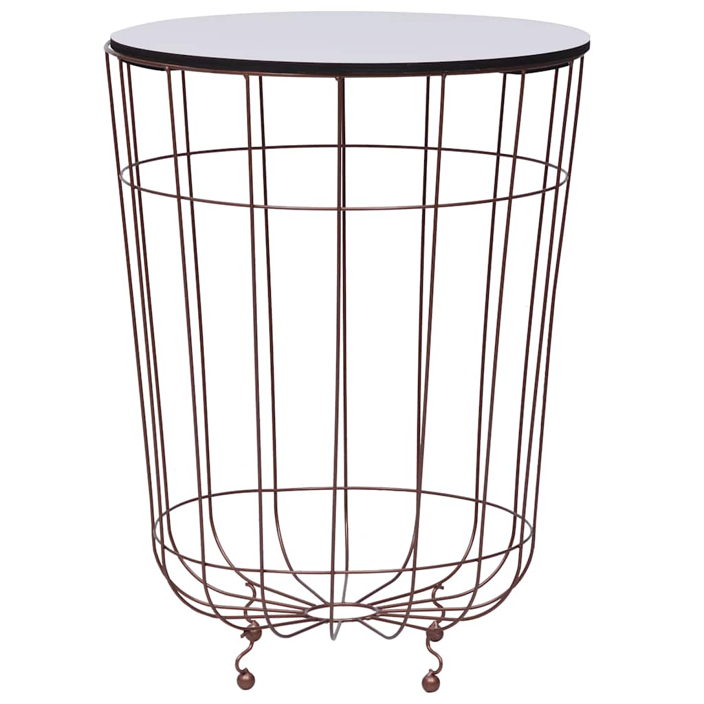 287664 vidaXL Coffee Table Gold Ø 40 cm