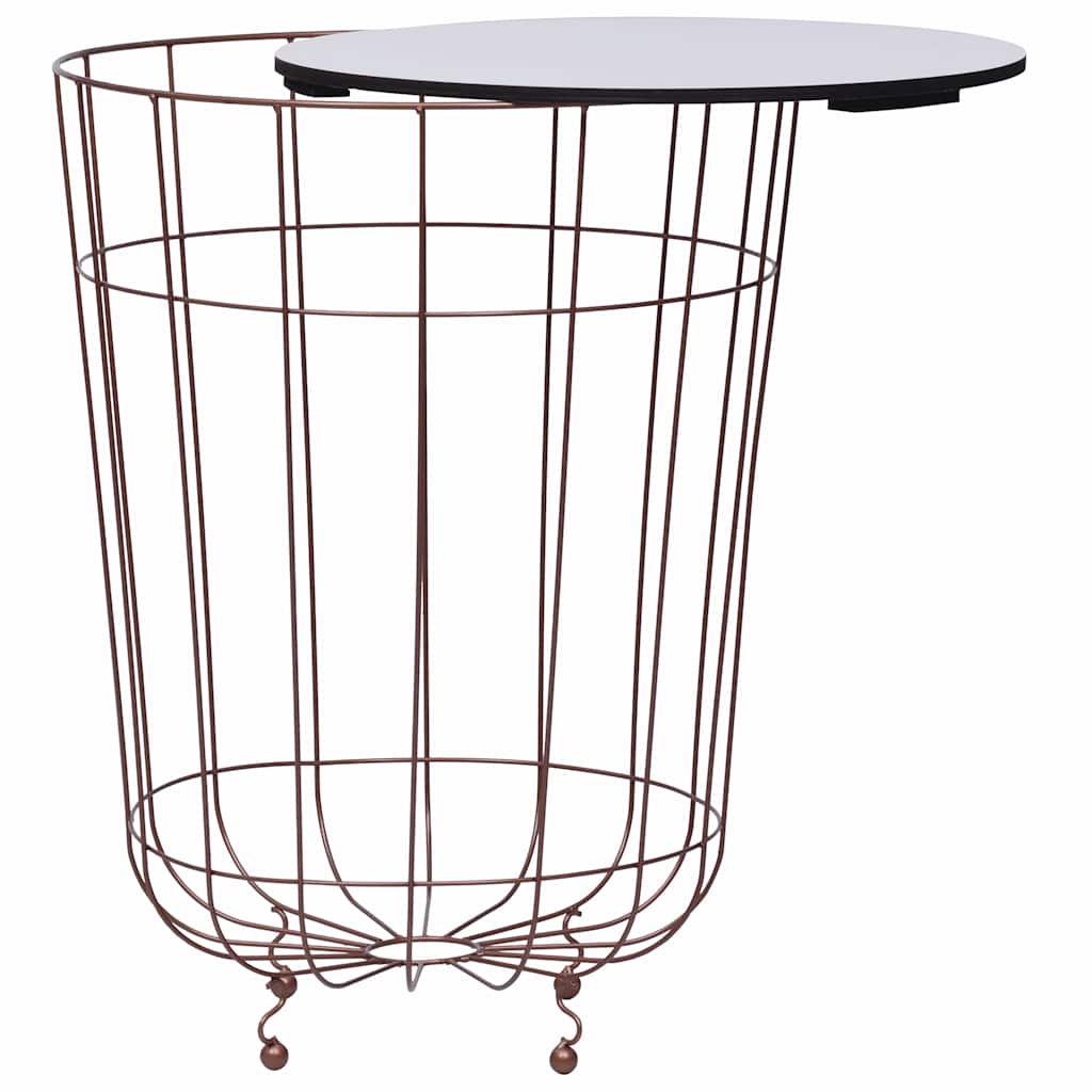 287664 vidaXL Coffee Table Gold Ø 40 cm