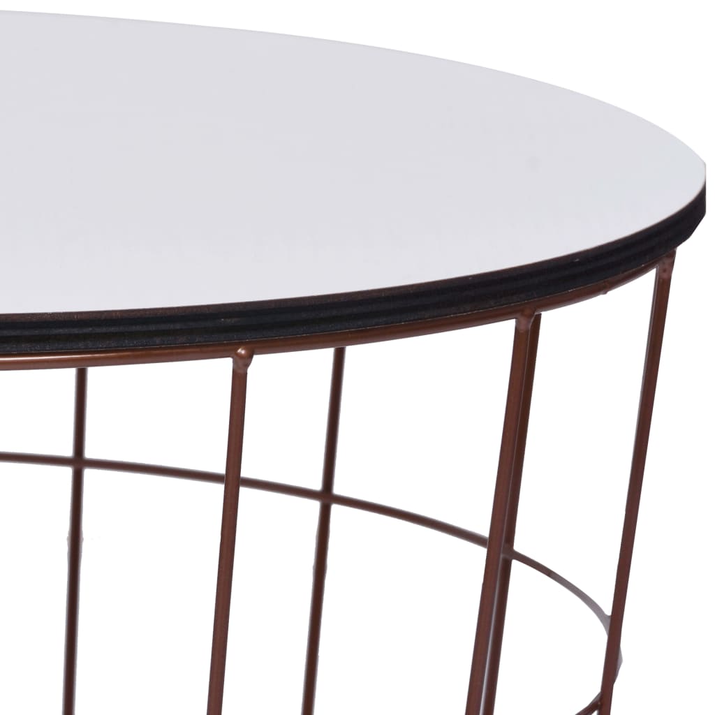 287664 vidaXL Coffee Table Gold Ø 40 cm