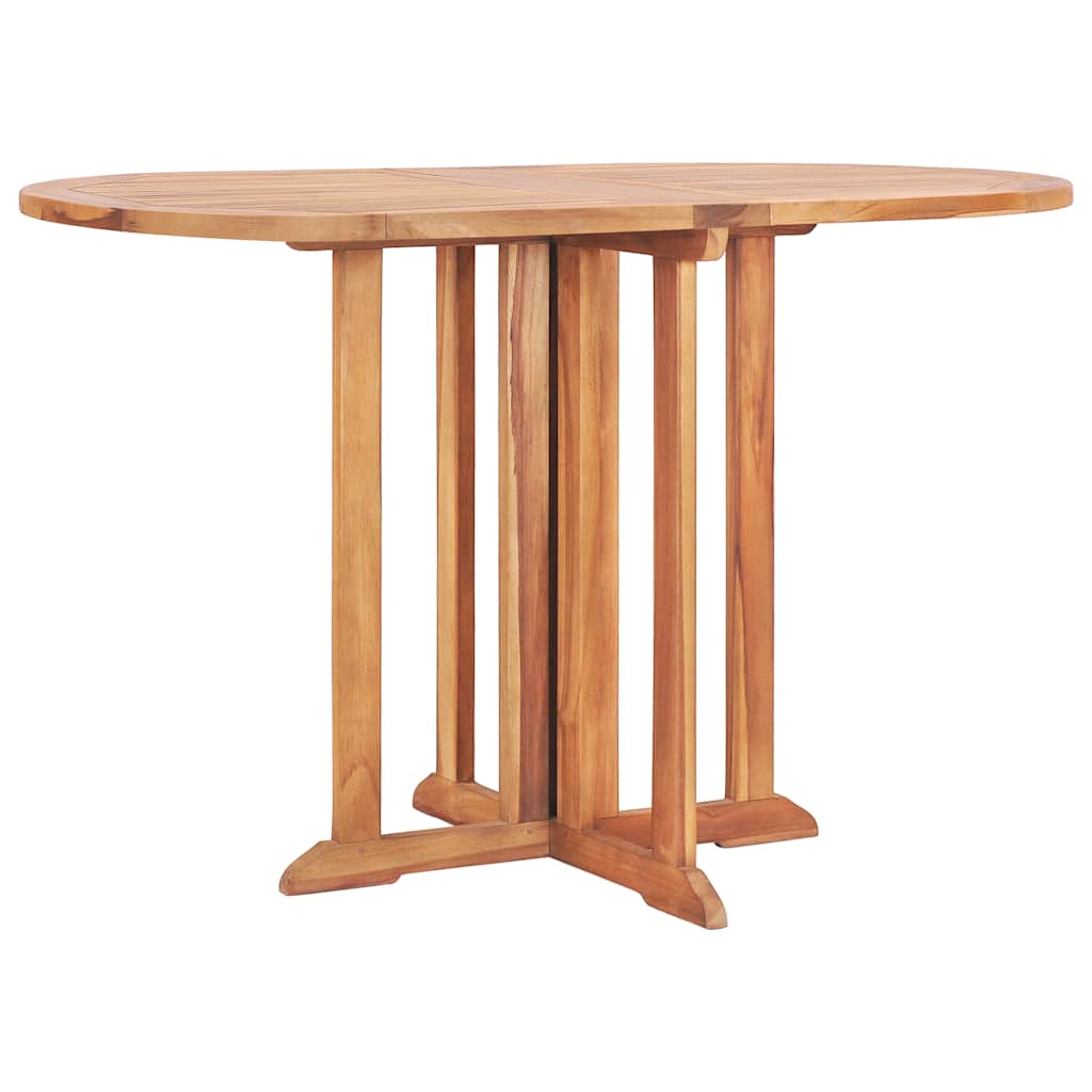 Dining Table | Natural Teak | Solid Teak Wood | 120 x 70 x 75 cm