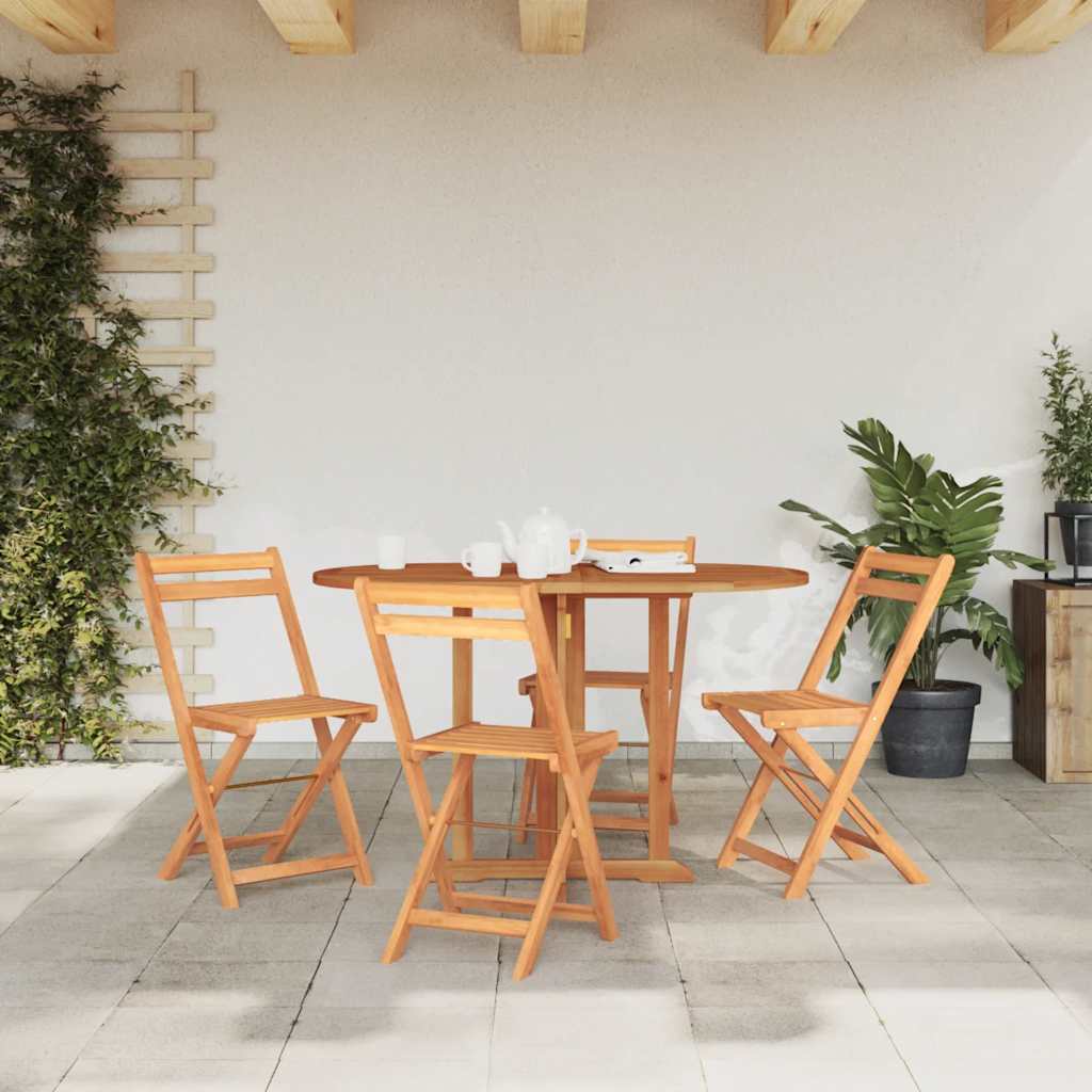 Dining Table | Natural Teak | Solid Teak Wood | 120 x 70 x 75 cm