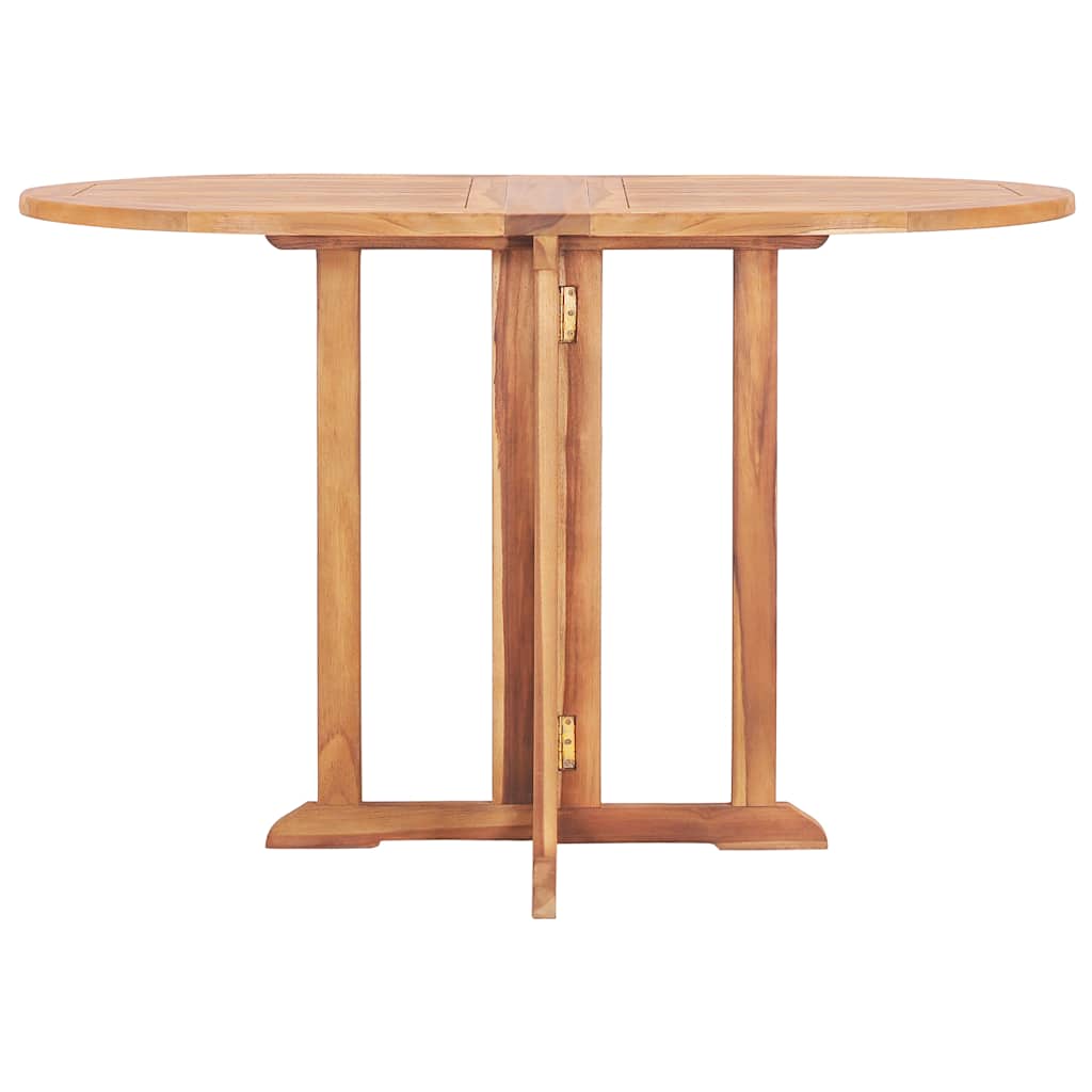 Dining Table | Natural Teak | Solid Teak Wood | 120 x 70 x 75 cm