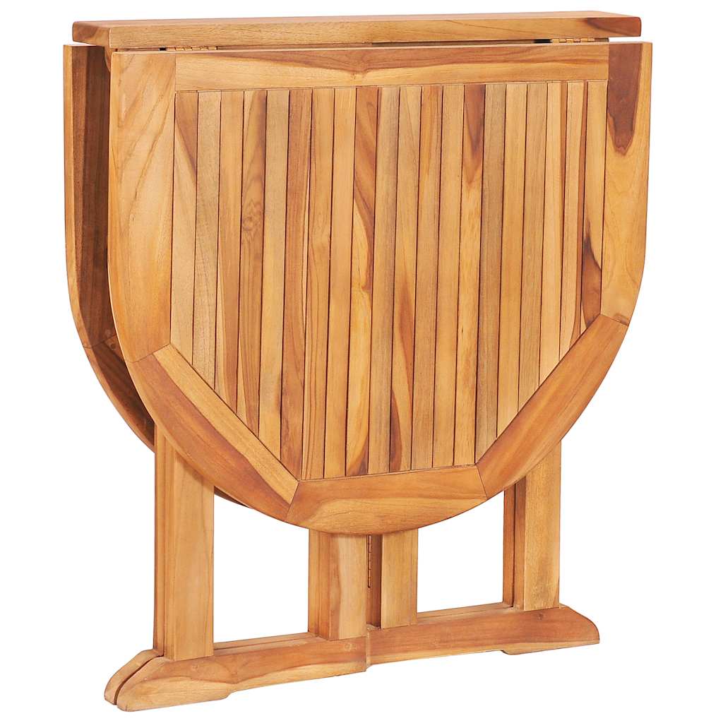 Dining Table | Natural Teak | Solid Teak Wood | 120 x 70 x 75 cm
