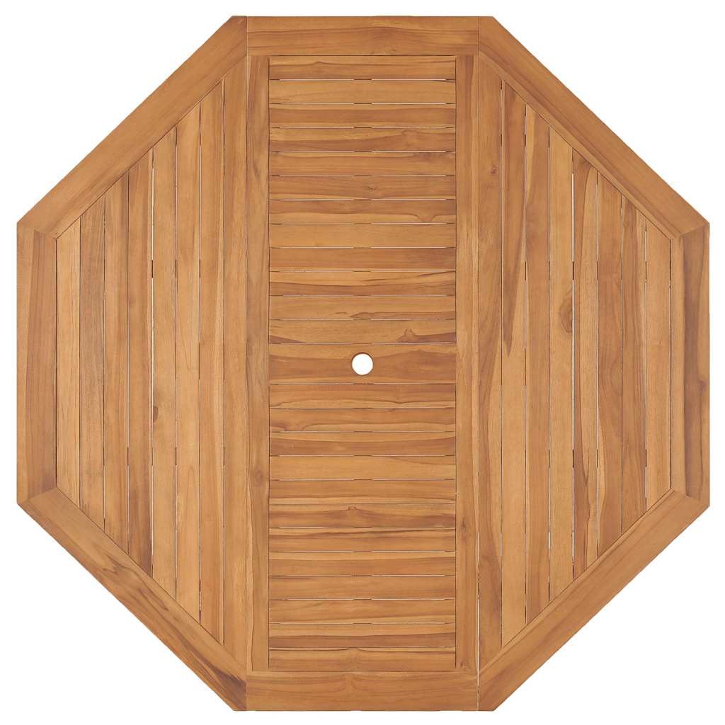 49009 vidaXL Garden Table 150x150x75 cm Solid Teak Wood