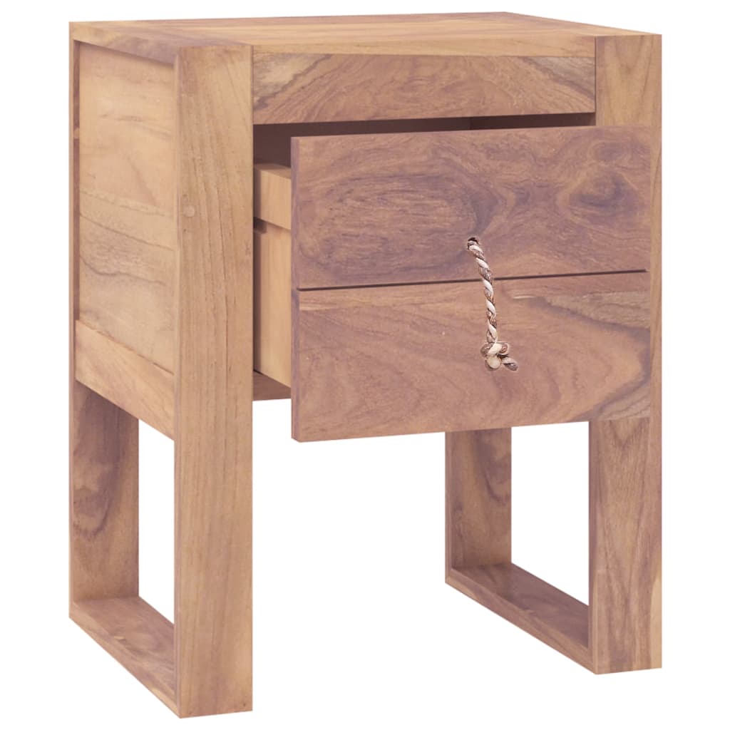 Bedside Cabinet 40x30x50 cm Solid Teak Wood