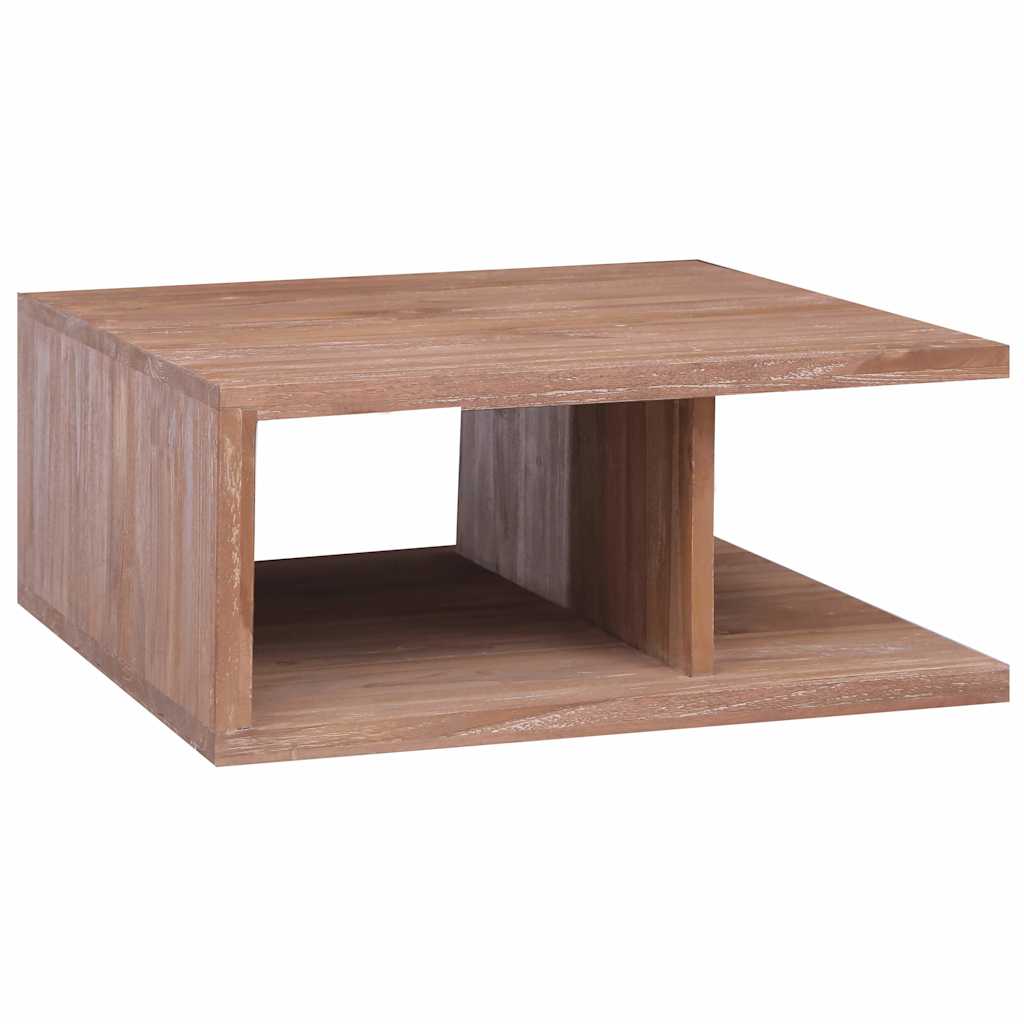 287898 vidaXL Coffee Table 70x70x30 cm Solid Teak Wood