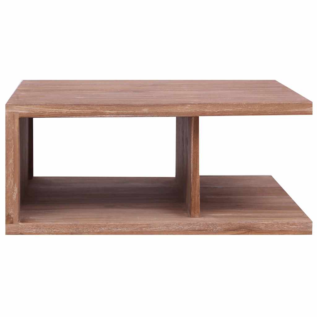 287898 vidaXL Coffee Table 70x70x30 cm Solid Teak Wood