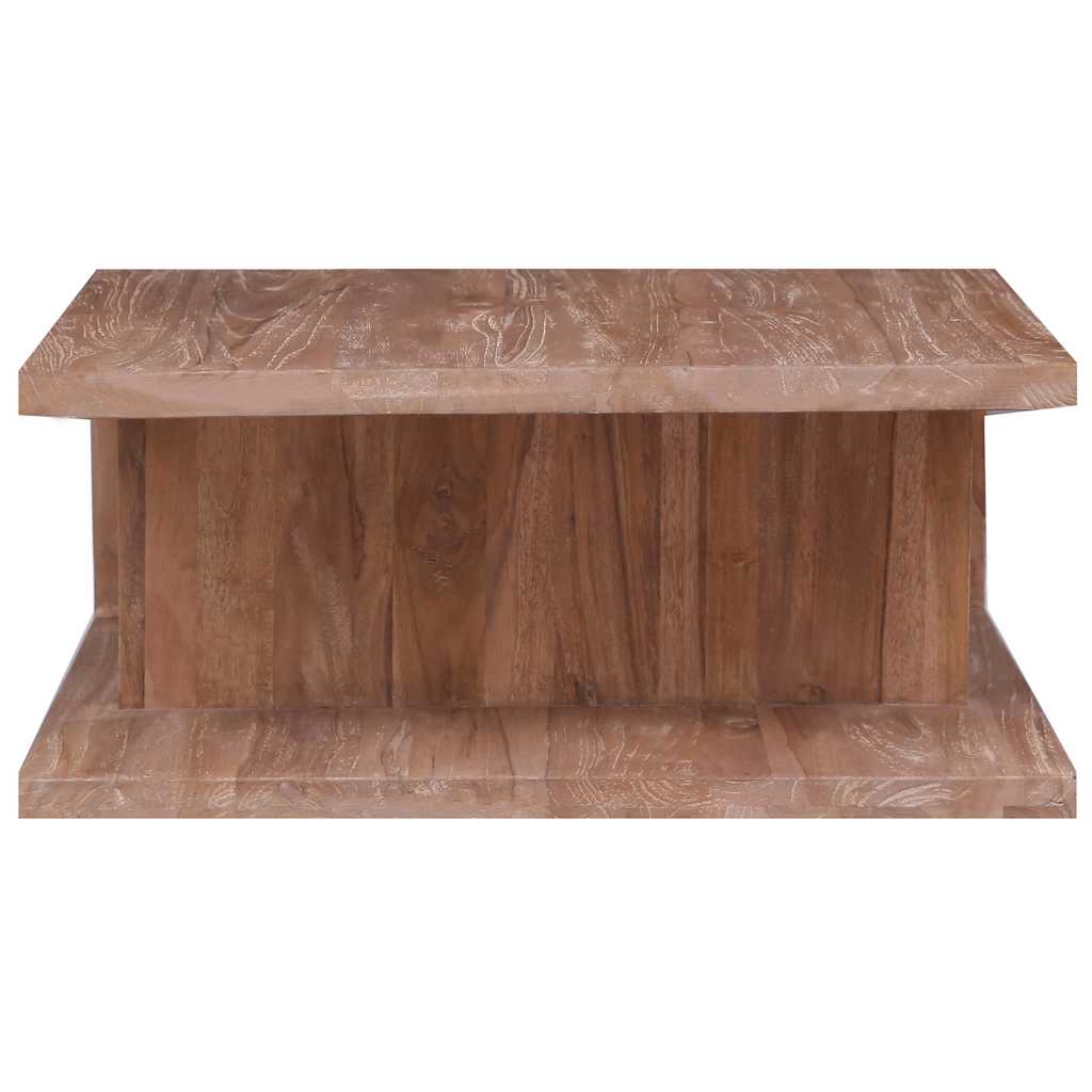 287898 vidaXL Coffee Table 70x70x30 cm Solid Teak Wood