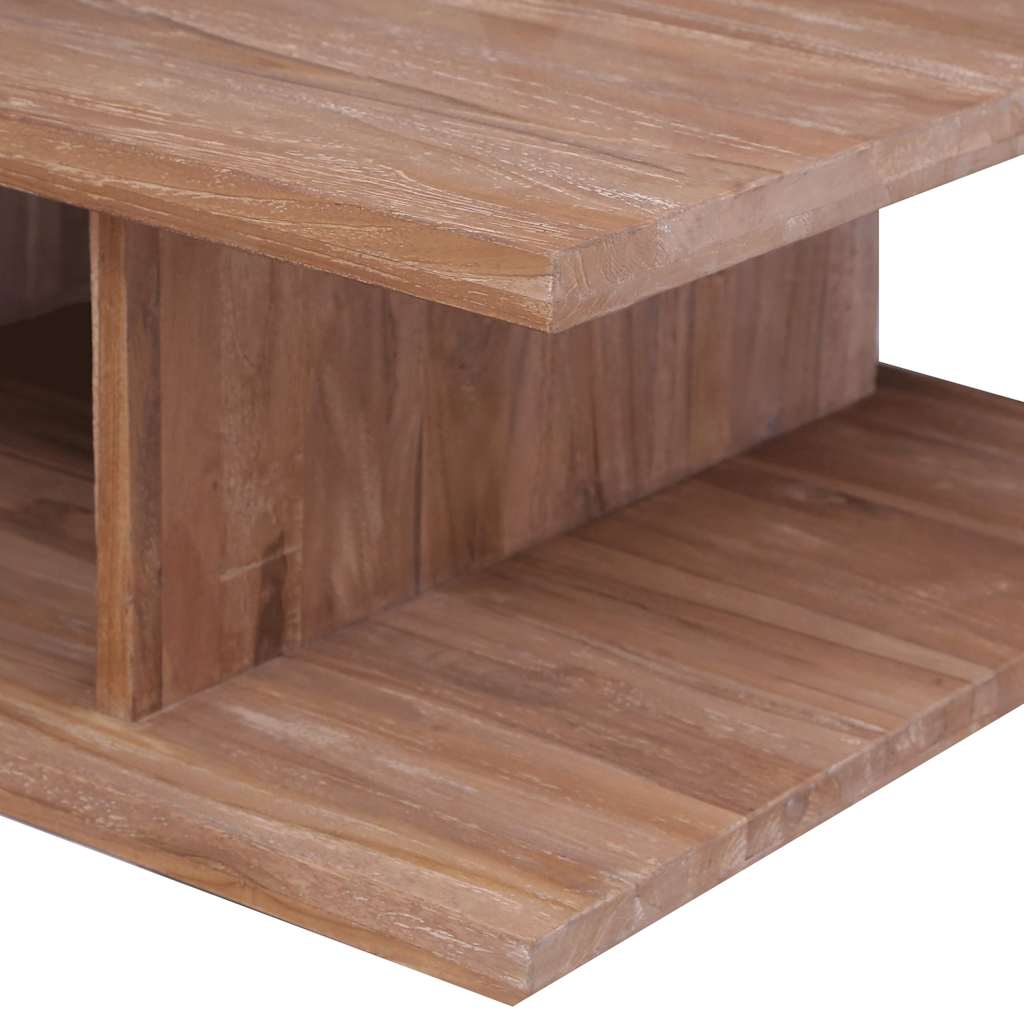 287898 vidaXL Coffee Table 70x70x30 cm Solid Teak Wood