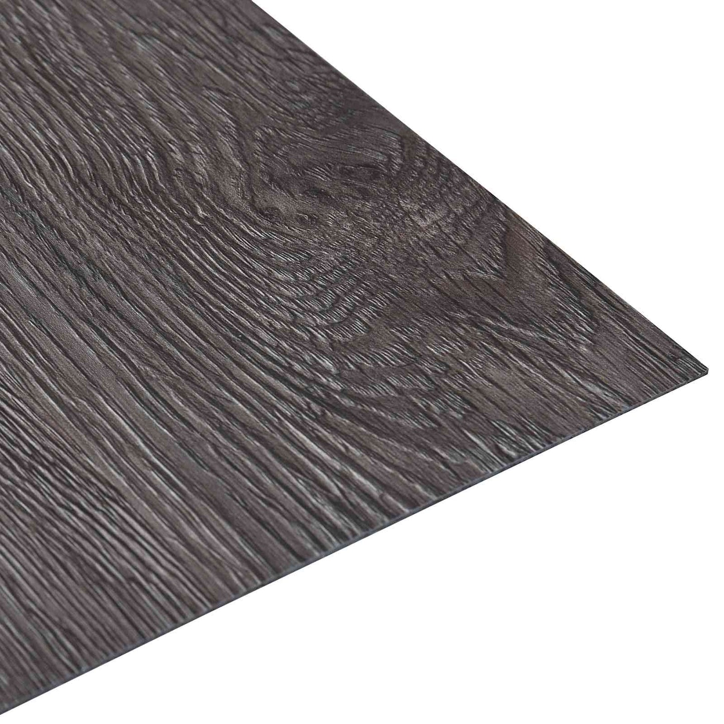 Flooring Planks 5.11 m² 55 pcs PVC Black and Grey