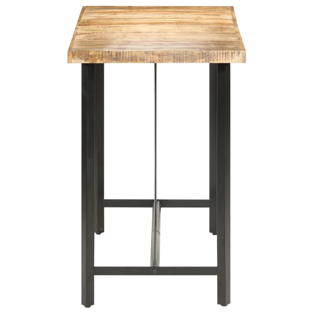 vidaXL Bar Table 150x70x107 cm Rough Mango Wood