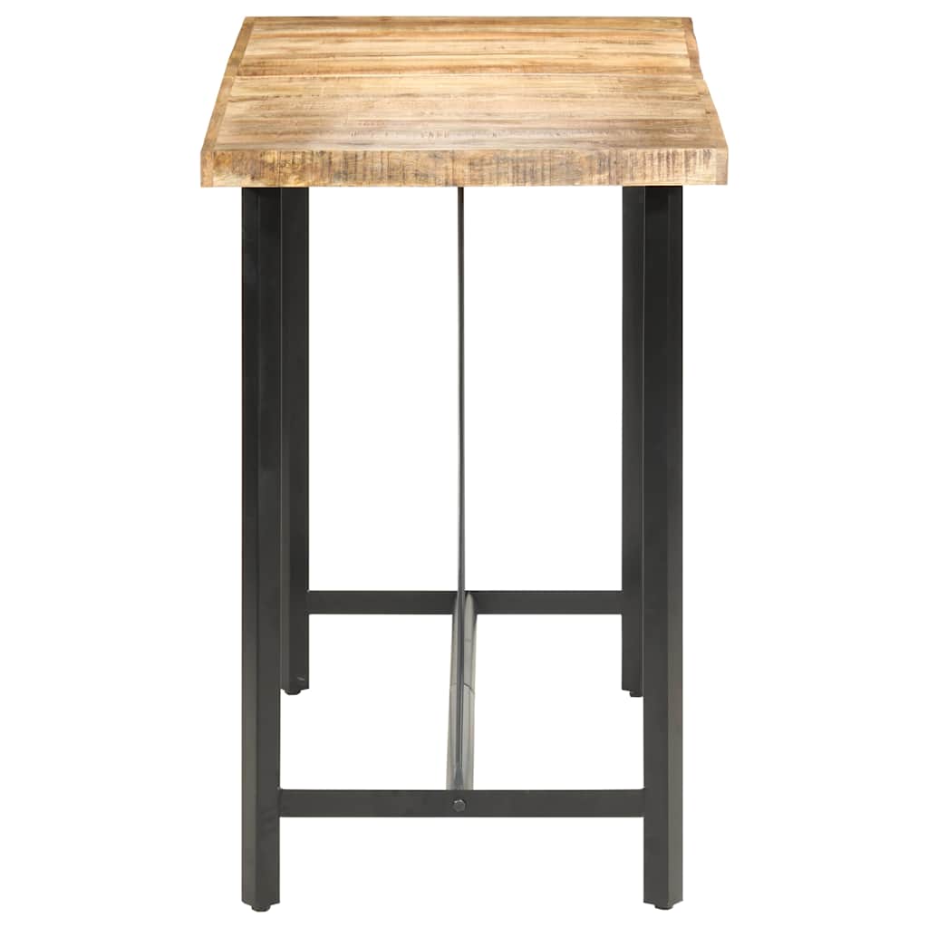 Bar Table 180x70x107 cm Rough Mango Wood