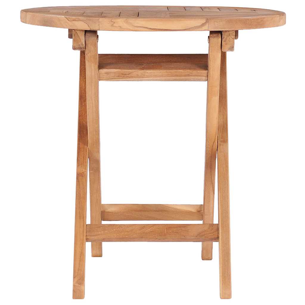 48976 vidaXL Folding Garden Table 45 cm Solid Teak Wood