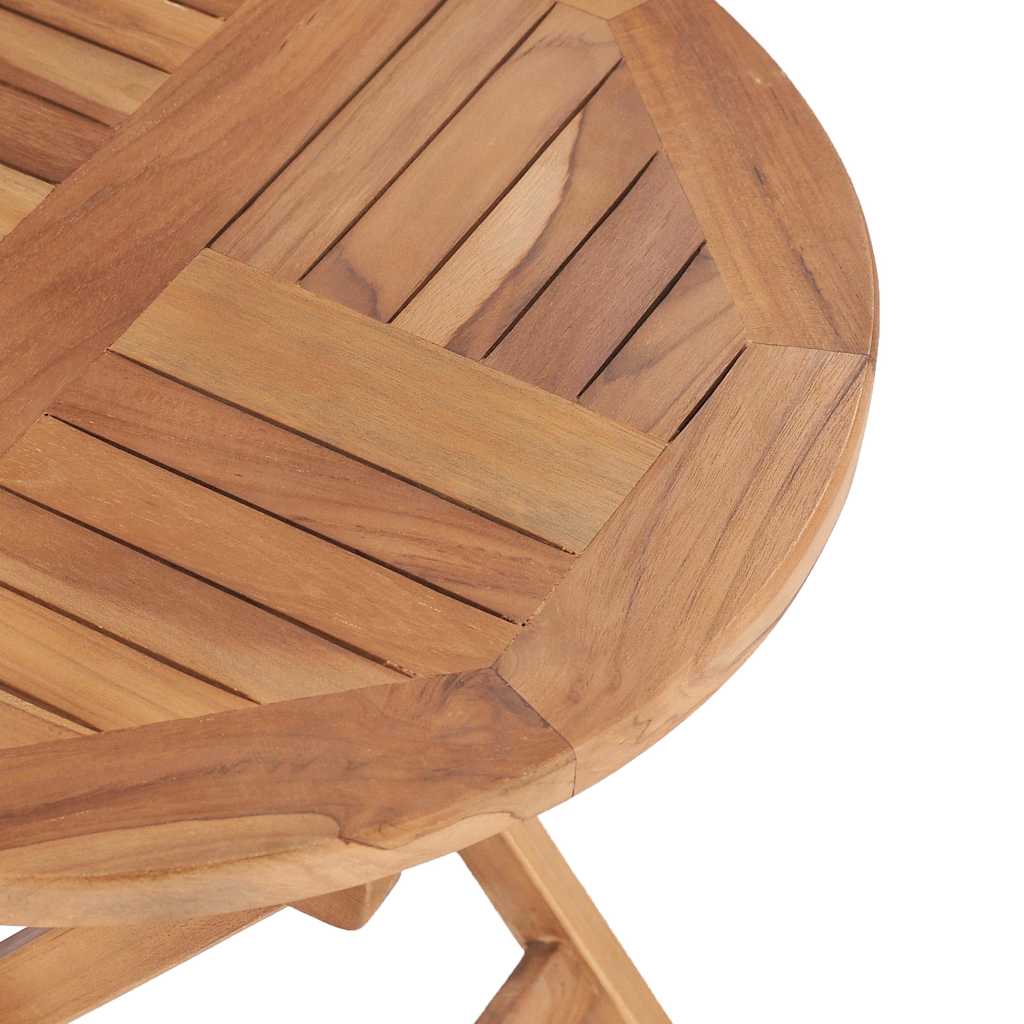 48976 vidaXL Folding Garden Table 45 cm Solid Teak Wood