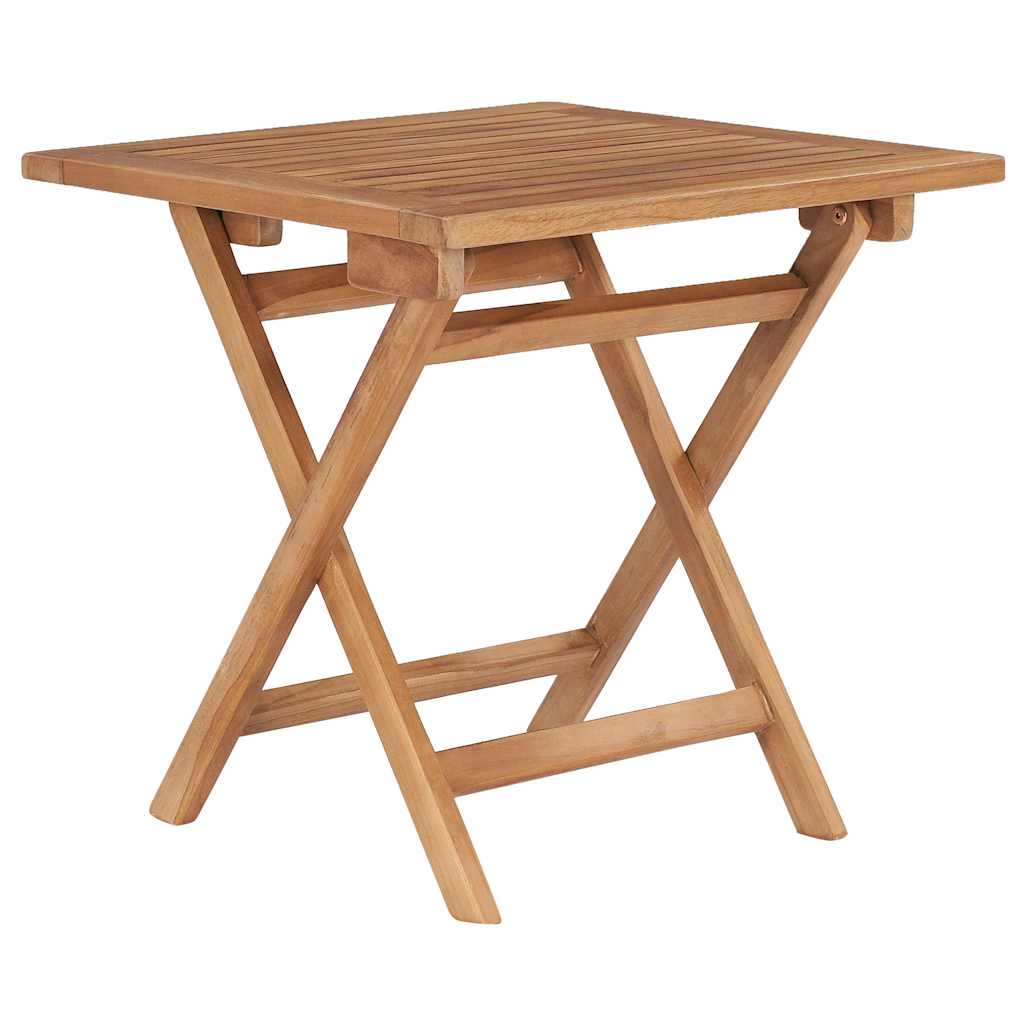48977 vidaXL Folding Garden Table 45x45x45 cm Solid Teak Wood