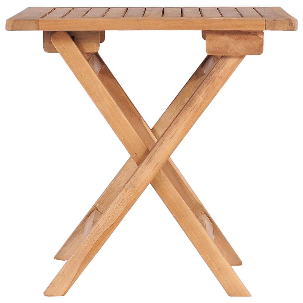 48977 vidaXL Folding Garden Table 45x45x45 cm Solid Teak Wood