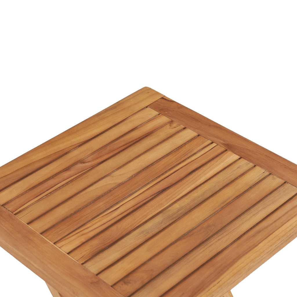 48977 vidaXL Folding Garden Table 45x45x45 cm Solid Teak Wood