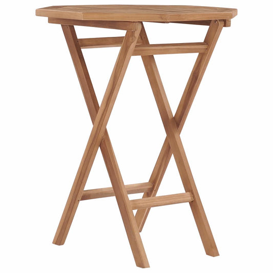 48995 vidaXL Folding Garden Table 60x60x75 cm Solid Teak Wood