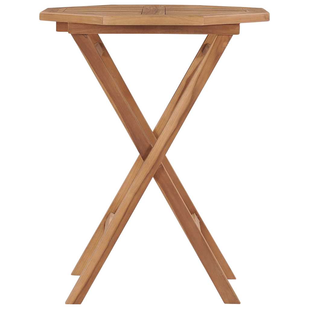 48995 vidaXL Folding Garden Table 60x60x75 cm Solid Teak Wood