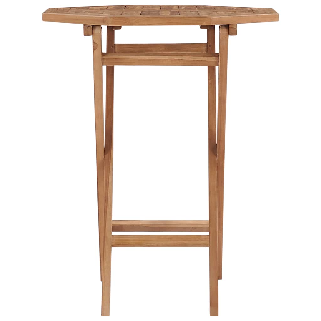 48995 vidaXL Folding Garden Table 60x60x75 cm Solid Teak Wood