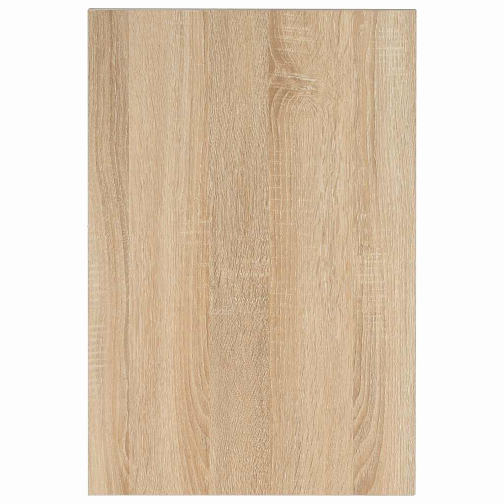 Two Piece Bathroom Furniture Set Ceramic Oak